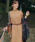 【安田美沙子さん着用 / 2点セット】編み込み風ショルダーバッグ+ショルダーポーチ付き